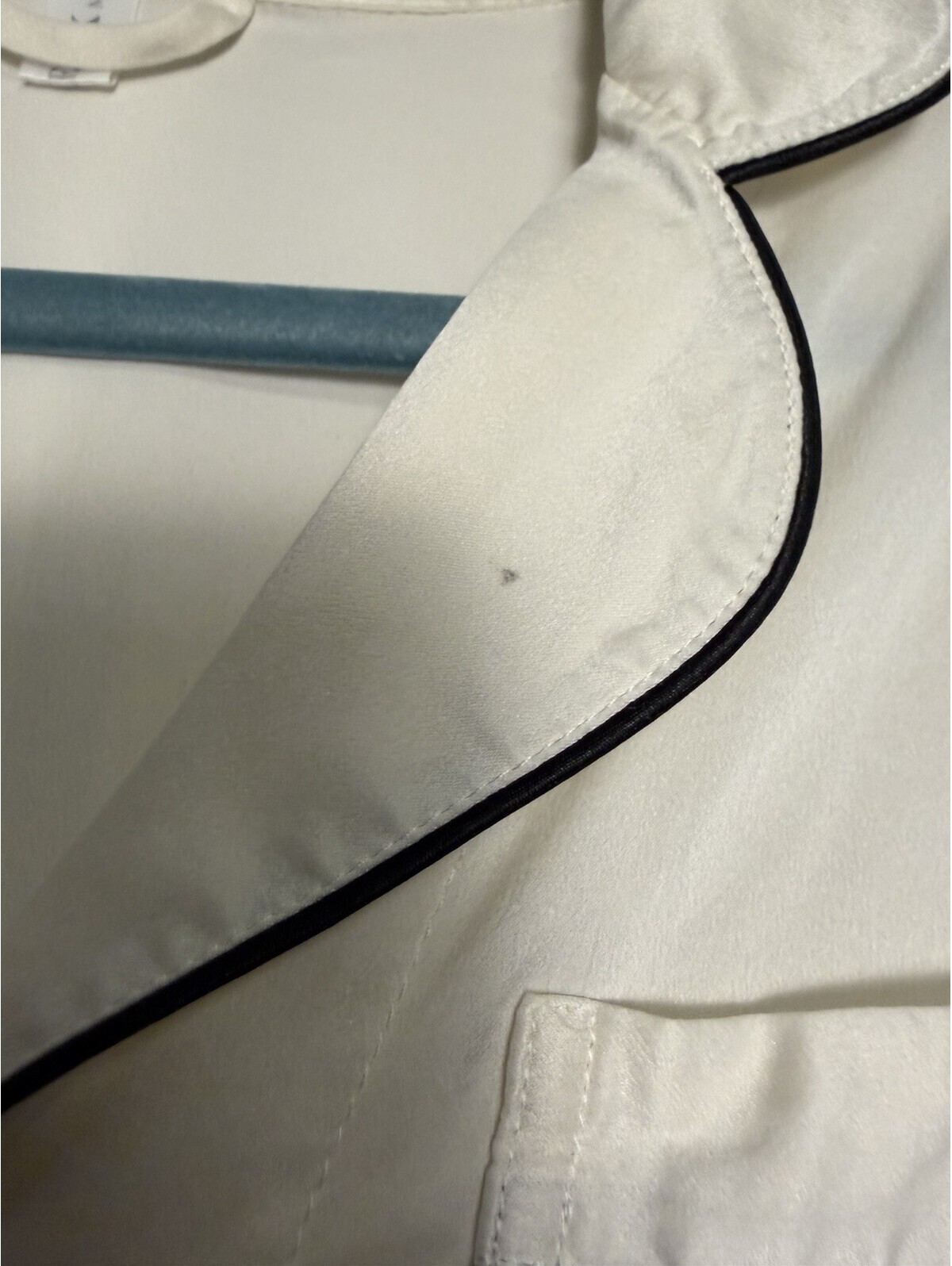 Mommesilk Classic Silk Pajamas Set Natural White Mulberry Silk Size Small $198 — image 4 of 8